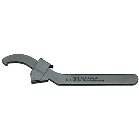 Stahlwille 44010003 Hakenschlüssel verstellbar für Nutmuttern, langlebig