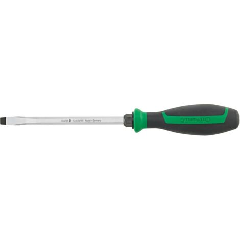 Stahlwille 4622SK/1 4,0x0,8 Schlitzschraubendreher DRALL+ -Griff mit Schlagkappe
