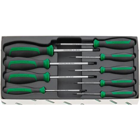 Stahlwille 4699/9 TORX®-Schraubendrehersatz DRALL atz Schraubendreher Drall+ 2K Torx Tamper Resist.