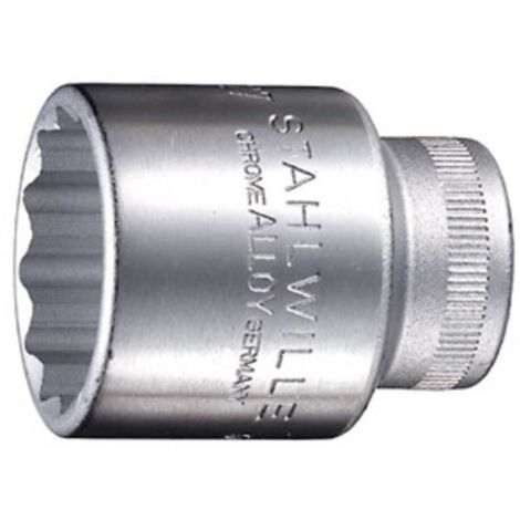 Stahlwille 50 10 03010010 Doppio esagono esterno Inserto a bussola 10 mm 1/2 (12.5 mm)