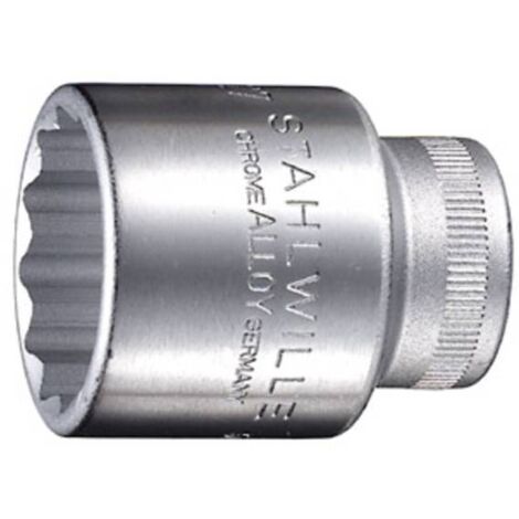 Stahlwille 50 19 03010019 Doppio esagono esterno Inserto a bussola 19 mm 1/2 (12.5 mm)