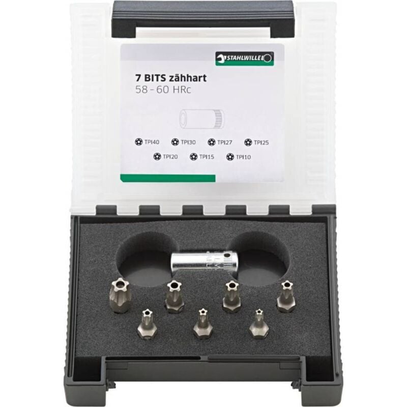 Stahlwille 1204/8N 5 STERN BITS-SET 96081113 Jeu d'embouts