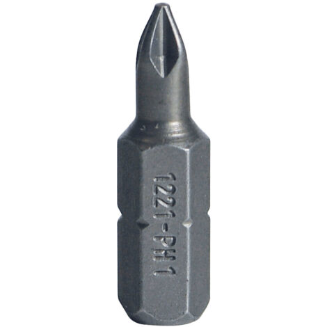 Stahlwille Bit-Schraubendrehereinsatz PH Gr.1 Außen-6kant C 6,3mm L.25mm