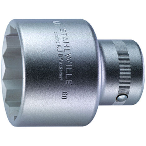 STAHLWILLE Douille 12 pans, 1 pouce 60 mm