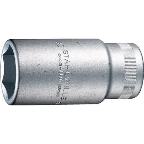 Stahlwille Douille 56 3/4″ 6 pans Ouverture 27 mm Longueur 90 mm - 5020027