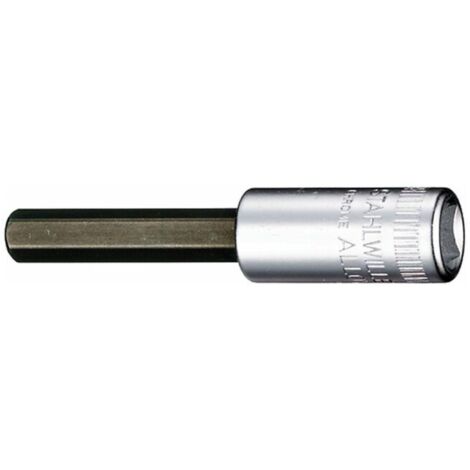 STAHLWILLE Douille tournevis 6 pans, 1/4 pouce longue 4 mm