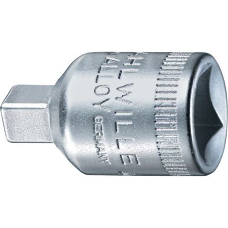 Stahlwille  reductor  431  cuadrado  de  entrada  3/8″  cuadrado  de  salida  1/4″  longitud  28  mm  -  12030001