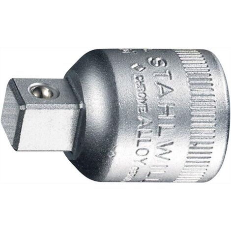 Stahlwille Reduzierstück 513 Antriebsvierkant 1/2″ Abtriebsvierkant 3/8″ Länge 38,5 mm - 13030002