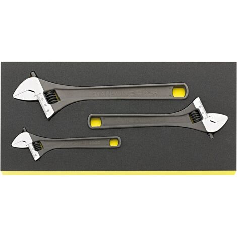 Stahlwille TCS 4026/3 Einmaulschlüssel-Satz in TCS ntrol Einlagen-System