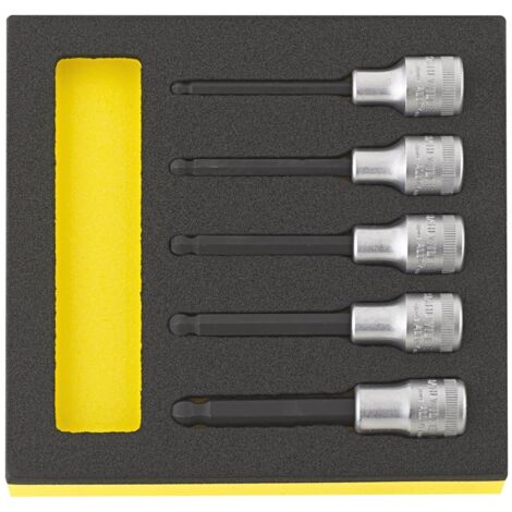 Stahlwille TCS 54KK/5 INHEX-Schraubendrehereinsätz e-Satz 1/2"