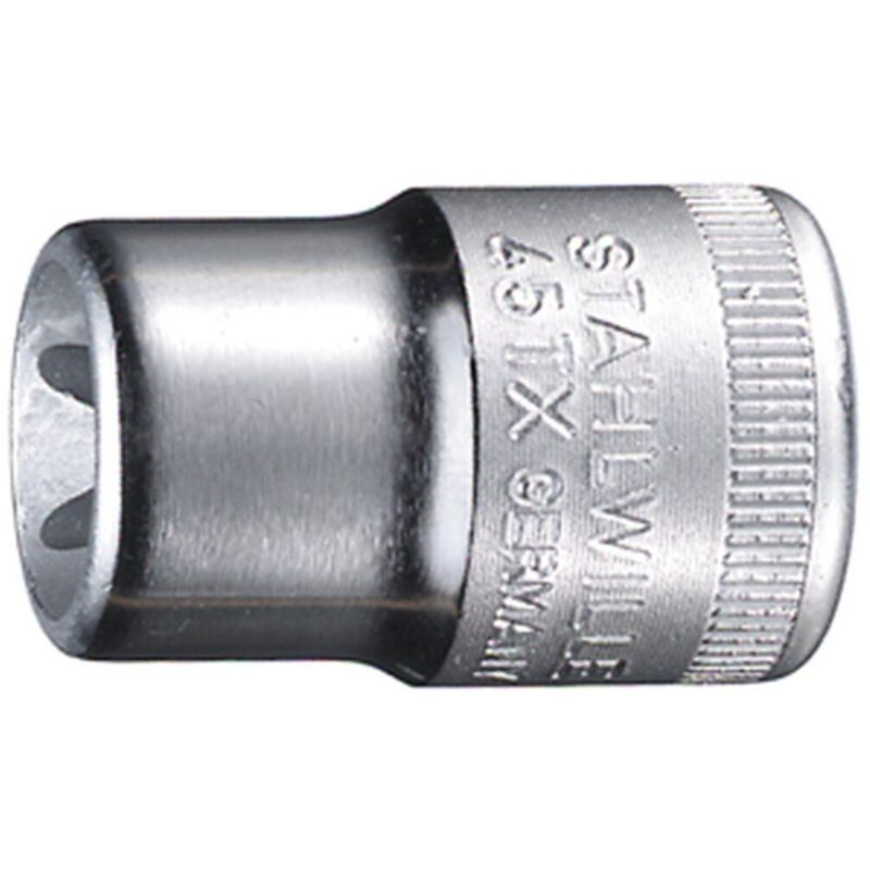 Stahlwille - 3/8' (10mm) Steckschlüsseleinsatz Gr.E5 torx Gr.4,7mm in L.28mm