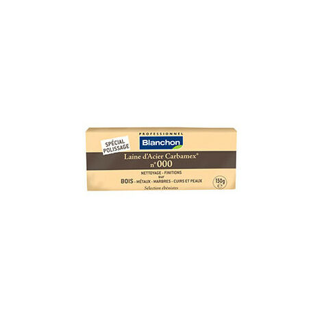 Stahlwolle n°000 extra fein - 150g - Blanchon