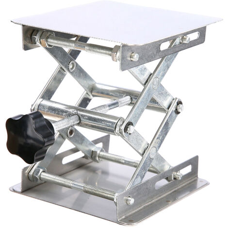Stainl Steel Router Lounting Stand Lister pour le Routeur BE Table Table Routeur de Travail de Levage Platform Sandter Use Place Hand to He (SILVER).
