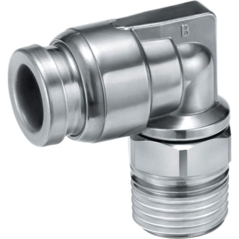SMC KQG2L06-M5 Stainless Elbow Fitting 6MM M5