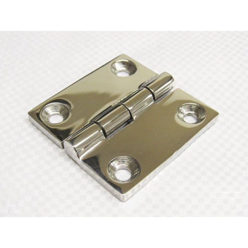 Securefix Direct - Stainless Steel Butt Hinge 50MM x 50MM (Door Marine Boat Folding Four Holes)