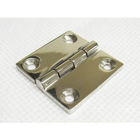 Stainless Steel Butt Hinge 50MM x 50MM (Door Marine Boat Folding Four Holes)