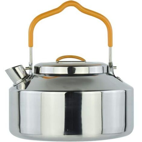 Stainless Steel Camping Kettle, 1 Litre, Durable and Compact, for Fishing/Survival/Hiking/Outdoor Use/Picnics