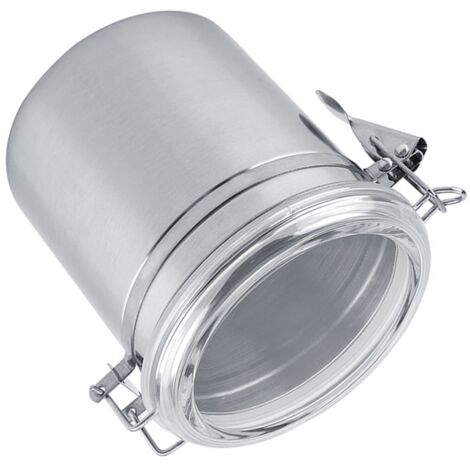 Stainless Steel Coffee Container Vacuum Sealed Storage Jar for Sugar Tea Bean(1450ml)