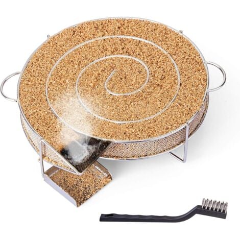 TINOR Stainless Steel Cold Smoke Generator Meat and Fish Smoker with Cleaning Brush