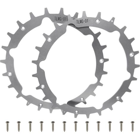 Stainless steel cutting blade for Gardena Sileno City robotic lawnmowers, 212 mm, with 12 screws, improved traction for Gardena robotic lawnmowers