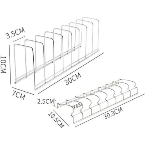 Stainless steel dish drainer, dish rack, kitchen storage rack, A + B