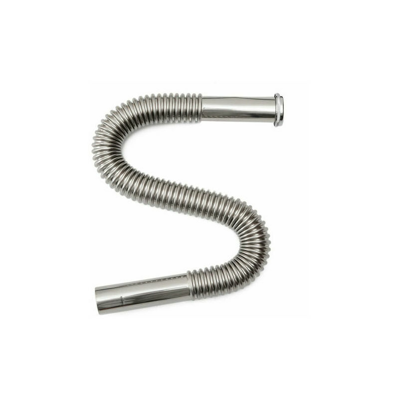 Stainless Steel Flexible Siphon, Flexible Drain Pipe for Sink, Bathroom, Kitchen, Water Tube
