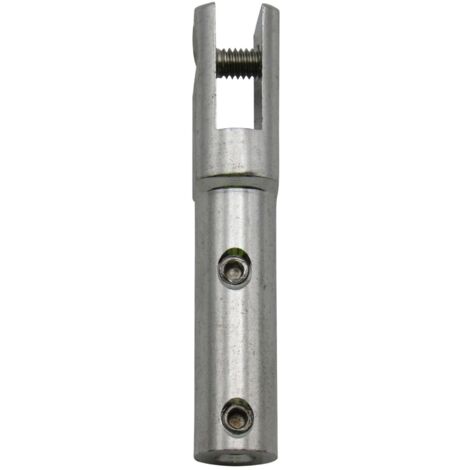 Stainless Steel Fork Terminal with Grub Screws - For 2MM Wire Rope (Swageless Jaw Wire Rope Fitting)