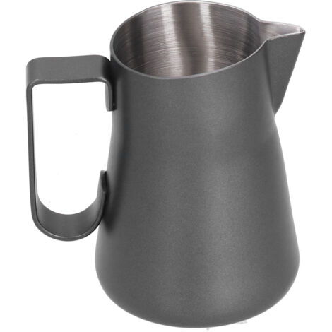 Stainless Steel Frothing Cup Coffee Frothing Pitcher Milk Frothing Jug with Long Diversion Mouth600ml