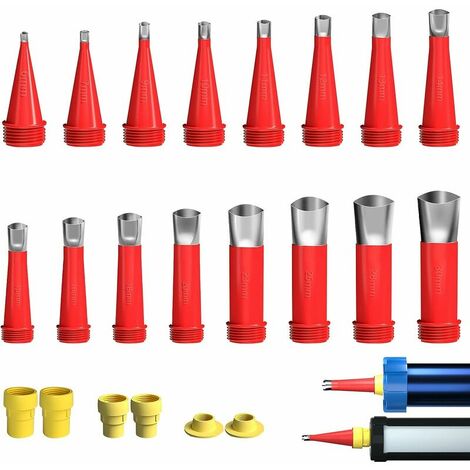 Stainless Steel Gasket Nozzle, Sealant, Gasket Nozzles, Gasket Finisher, Silicone Cutter, Bladder, One Piece Stainless Steel Nozzle Set