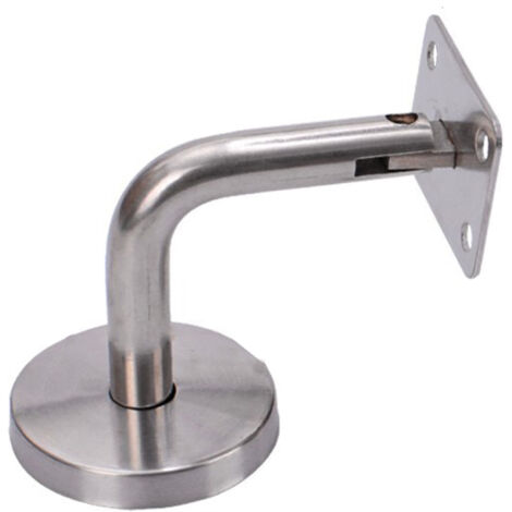 Stainless Steel Handrail Bracket Mount Support Stairway Hardware Guardrails Railing Accessories Movable Flat
