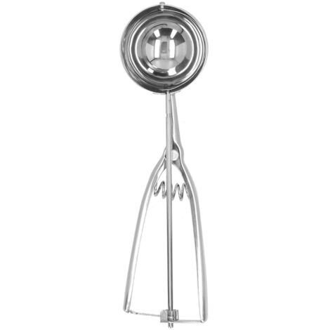 Stainless Steel Ice Cream Spoon MultiPurpose Ice Cream Scoop Melon Baller Kitchen Tool(L )