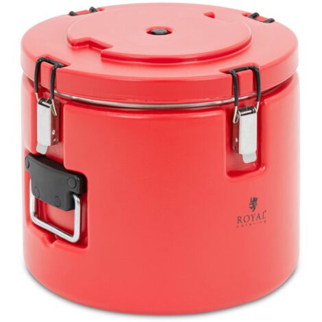 ROYAL CATERING Stainless steel insulated container Insulated box Thermoport containers 15 L