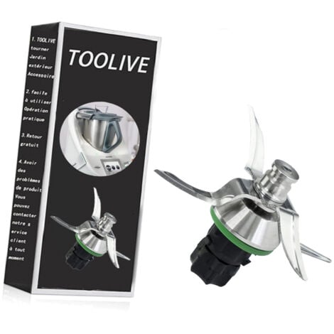 DONTODENT Stainless Steel Knife Replacement for Vorwerk Thermomix TM6 TM 6 with Seal Accessories Alternative Replacement Part for Bimby Food Processor