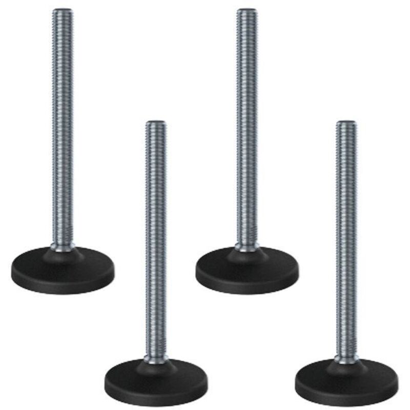 Stainless steel leveling feet