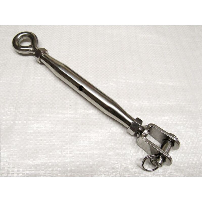 Securefix Direct - Stainless Steel Long Dee Shackle Captive Screw 10MM (Marine Fishing Boat Trawler d Connector)