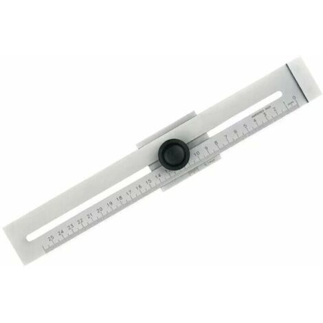 Stainless Steel Marking Ruler Plage de mesure en mtal 250 mm, 1 pice