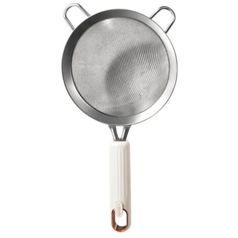 Stainless Steel Mesh Strainers Multifunctional Fine Mesh Strainer with Handle for Flour Baking Kitchen S 285x140x70mm
