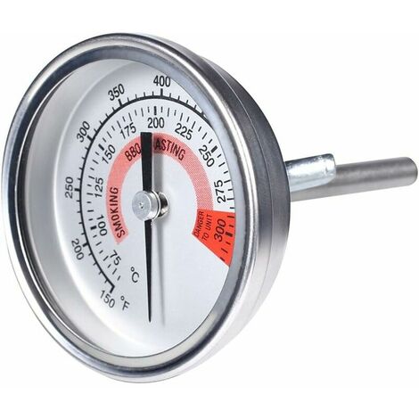 Stainless Steel Oven Thermometer BBQ Grill Smoker Thermometer Thermometer 75℃ at 300℃ and 150℉ at 600℉ (Type B 300°C)