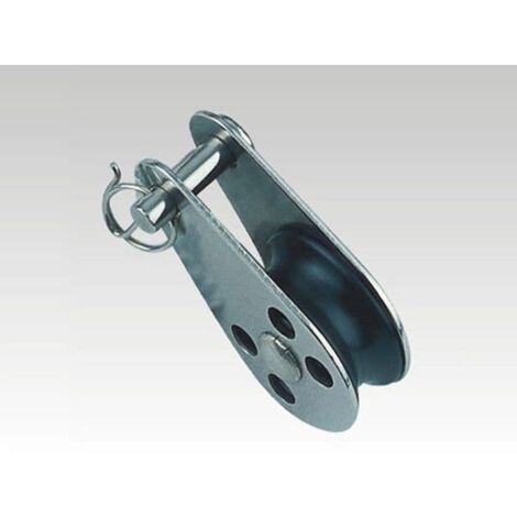 Stainless Steel Pulley Block with Nylon Sheave & Removable Pin 25MM (Wheel Hoist Fixed Pull Rope)
