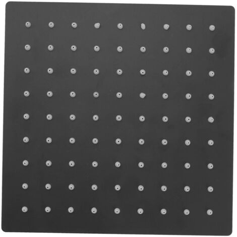 Stainless Steel Rainfall Shower Head Bathroom Square Top Ceiling Mount Showerhead G1/2in Thread