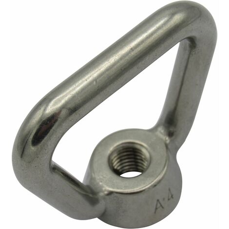 Stainless Steel Rectangular Eye Nut M10 (Rigging Deck Loop Rope)
