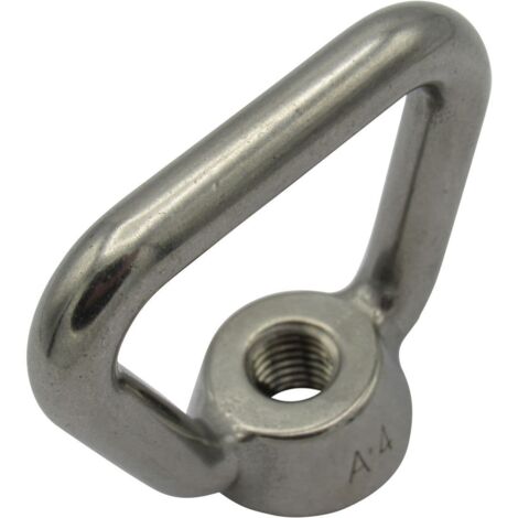 Stainless Steel Rectangular Eye Nut M8 (Rigging Deck Loop Rope)