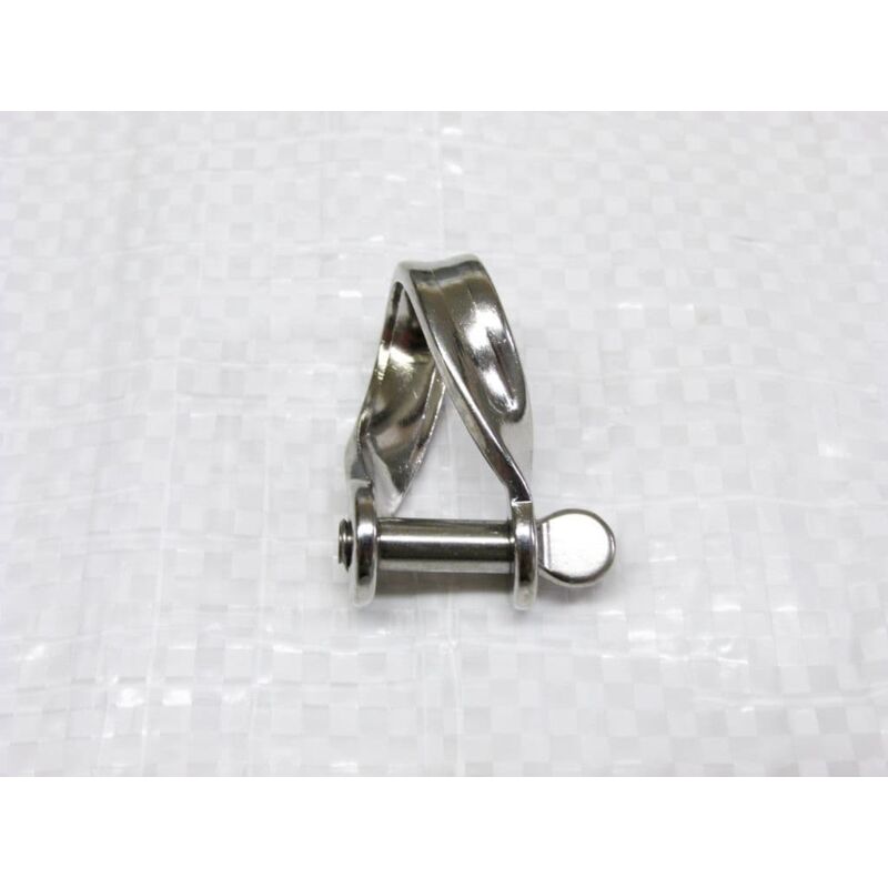 Stainless Steel Strip Twisted Shackle 5MM (Marine Rope Rigging Dee)