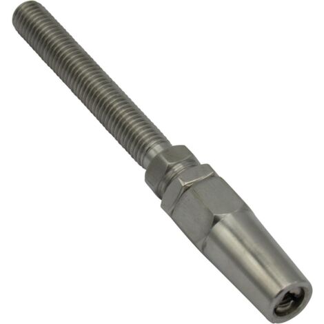 Stainless Steel Swageless Threaded Stud M8 (4MM Wire Rigging  Terminal Tensioner)