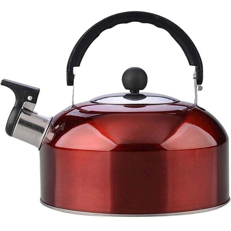 Image of Stainless steel teapot, whistling kettle for&hellip;