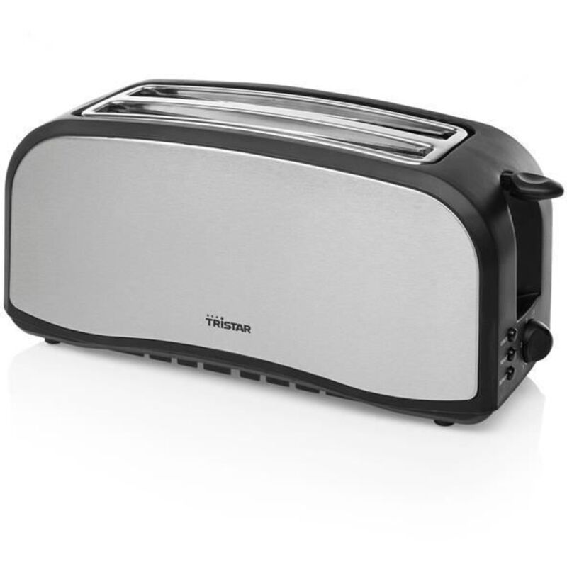 Stainless steel toaster - Tristar BR-1046 - 4 slices - Defrost function - 1400 Watt