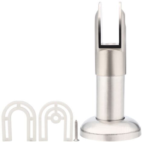 Stainless Steel Toilet Bathroom Partition Hardware Accessories Bracing Foot Adjustable Bracket