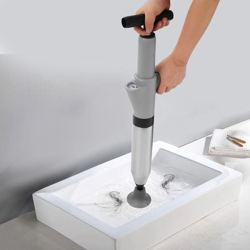 Image of Stainless Steel Toilet Plunger Set Drain&hellip;