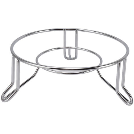 Stainless Steel Trivet Holder Round Hot Plate Rack Heat Insulation Pot Pan Rest Pad for Kitchen Dining Table