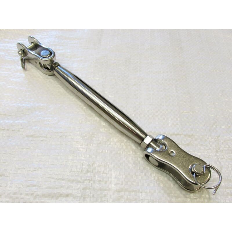 Securefix Direct - Stainless Steel Turnbuckle Toggle/Toggle 10MM (Rigging Screw Barrel Strainer Tensioner Closed)